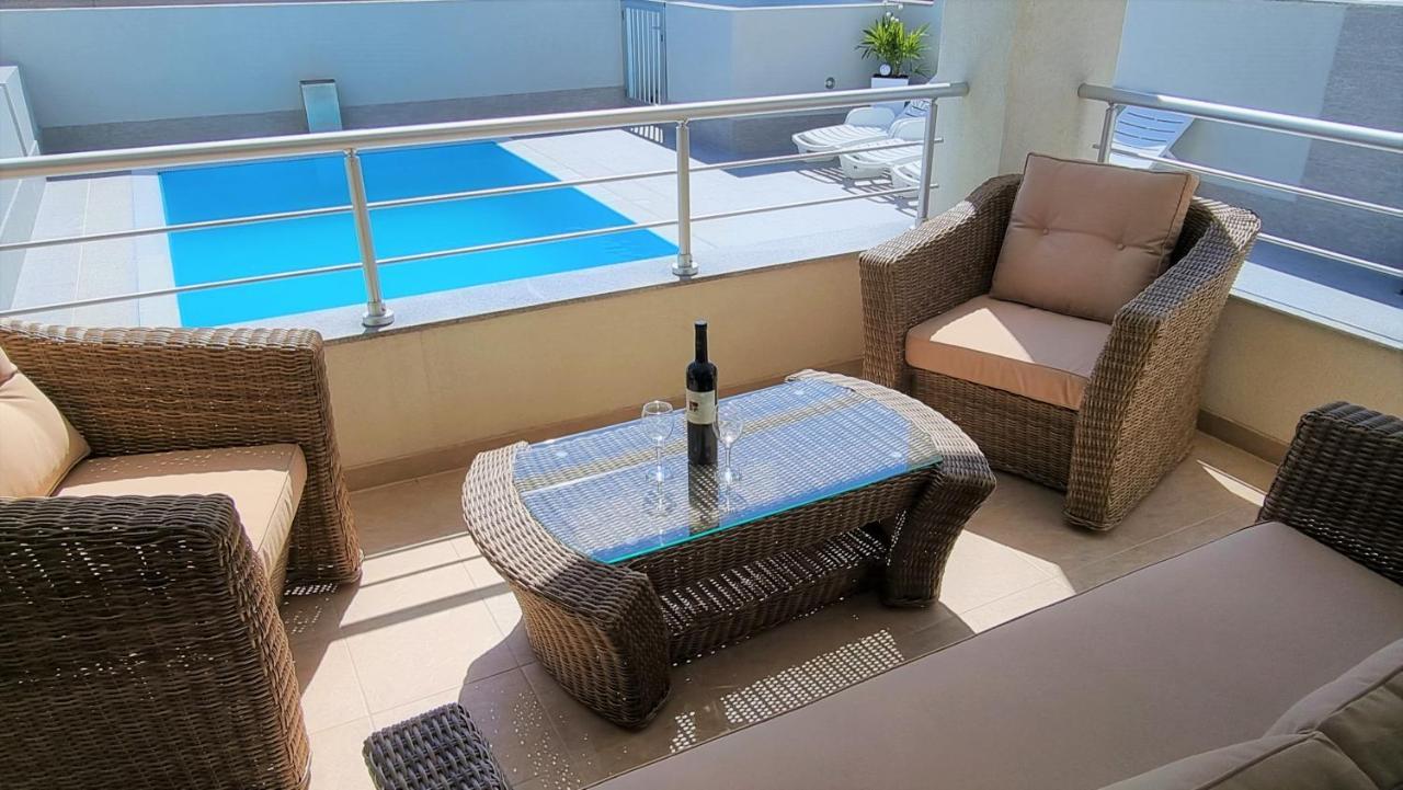 Apartments Le Mare - Pool, Sandstrand, Meerblick, W-Lan, Grill Privlaka (Zadar) Exterior foto