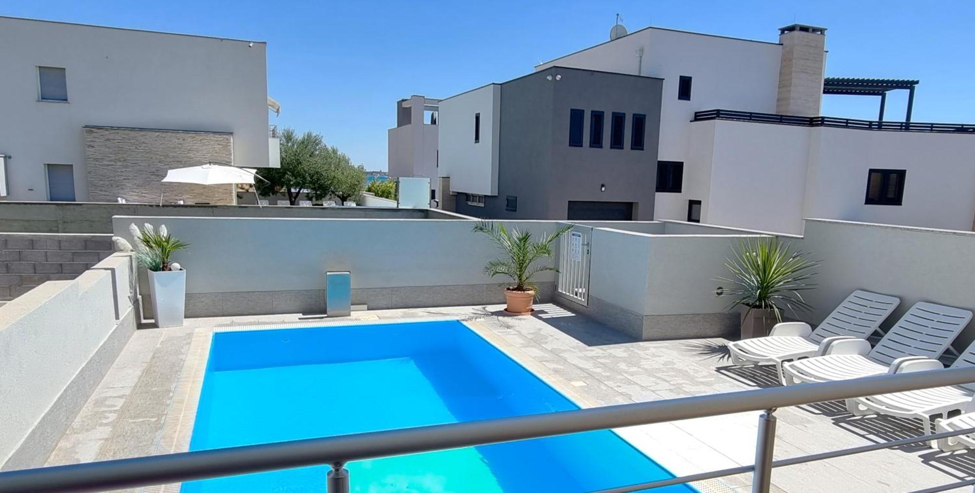 Apartments Le Mare - Pool, Sandstrand, Meerblick, W-Lan, Grill Privlaka (Zadar) Exterior foto