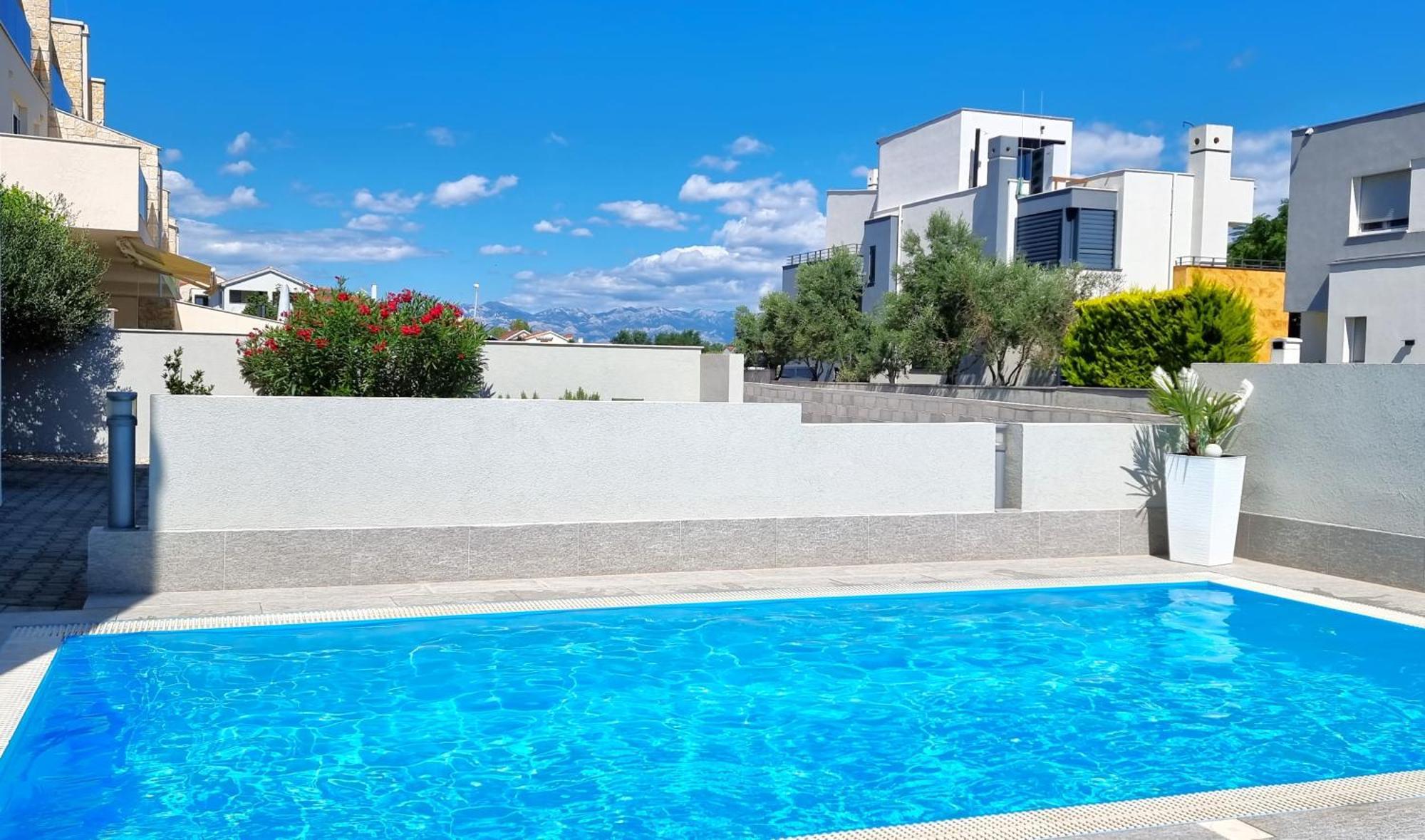 Apartments Le Mare - Pool, Sandstrand, Meerblick, W-Lan, Grill Privlaka (Zadar) Exterior foto